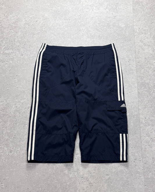 Vintage 2000s Adidas 3/4 Cargo Track Shorts (34")