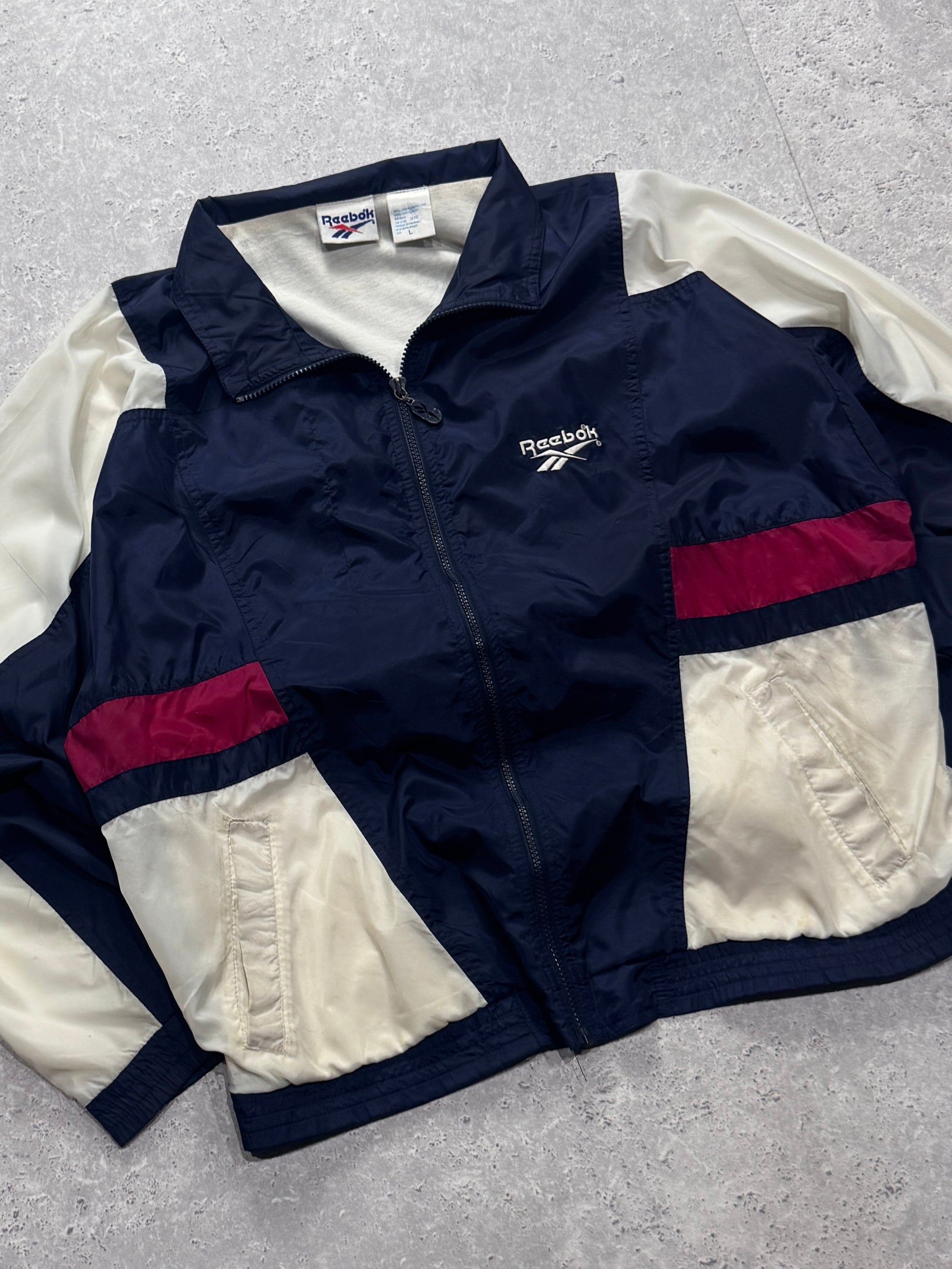 Vintage 90s Reebok Windbreaker Jacket (L)