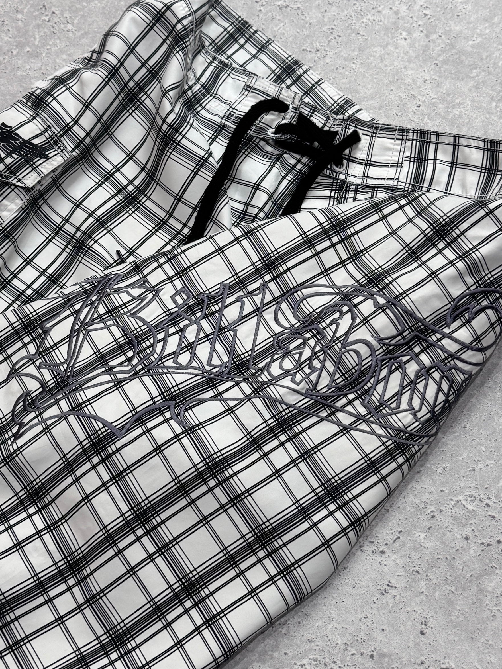 Vintage 2000s Billabong Plaid Boardshorts (34”)
