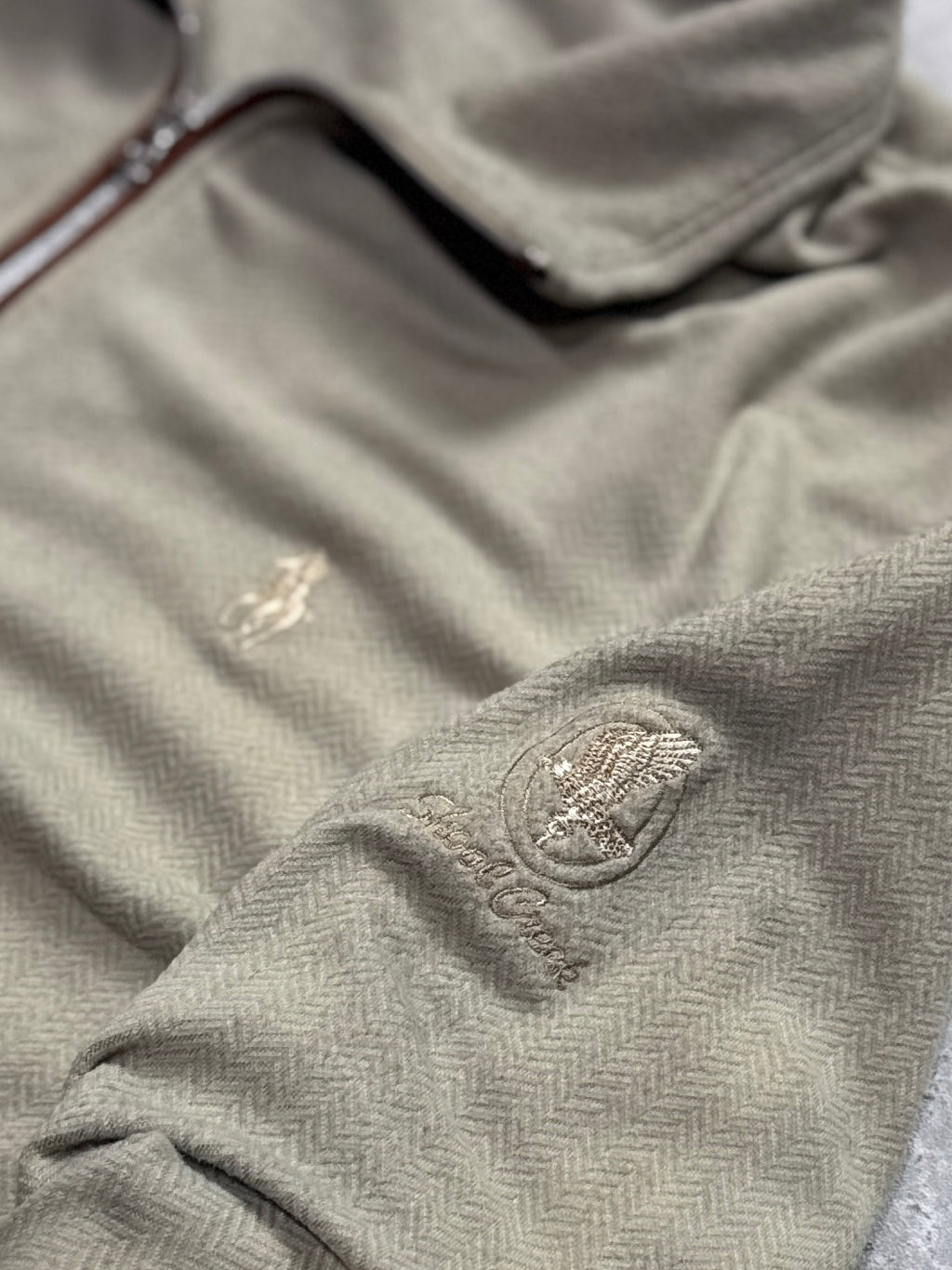 Vintage Polo Golf Ralph Lauren Dri Fit Quarter Zip Sweater (M)