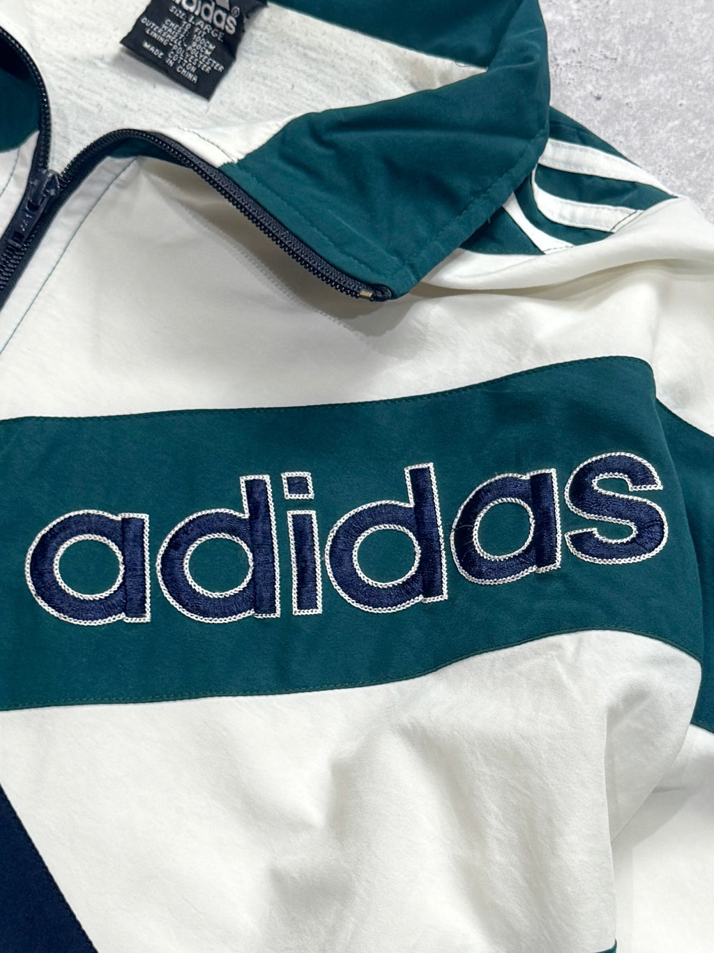 Vintage 2000s Adidas Windbreaker Jacket (L)