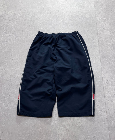 Vintage 2000s Reebok Spellout 3/4 Track Shorts (M)