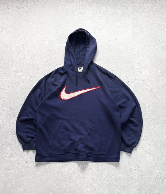 Vintage 90s Nike Swoosh Hoodie (L)