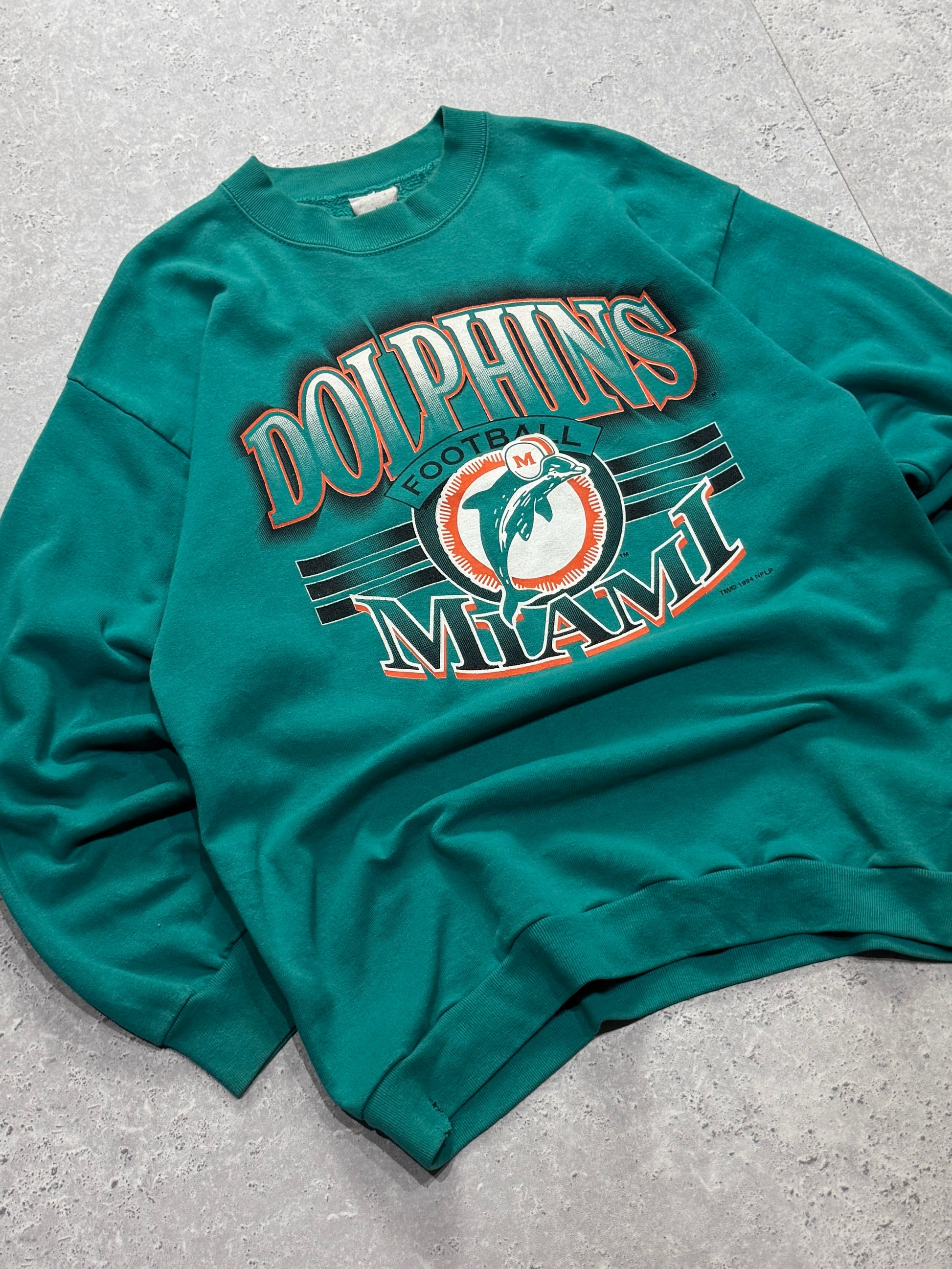 Vintage 90s Miami Dolphins NFL Sweater (L)