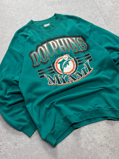 Vintage 90s Miami Dolphins NFL Sweater (L)