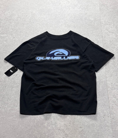 Vintage 90s Quiksilver Spellout Surf Tee (L)