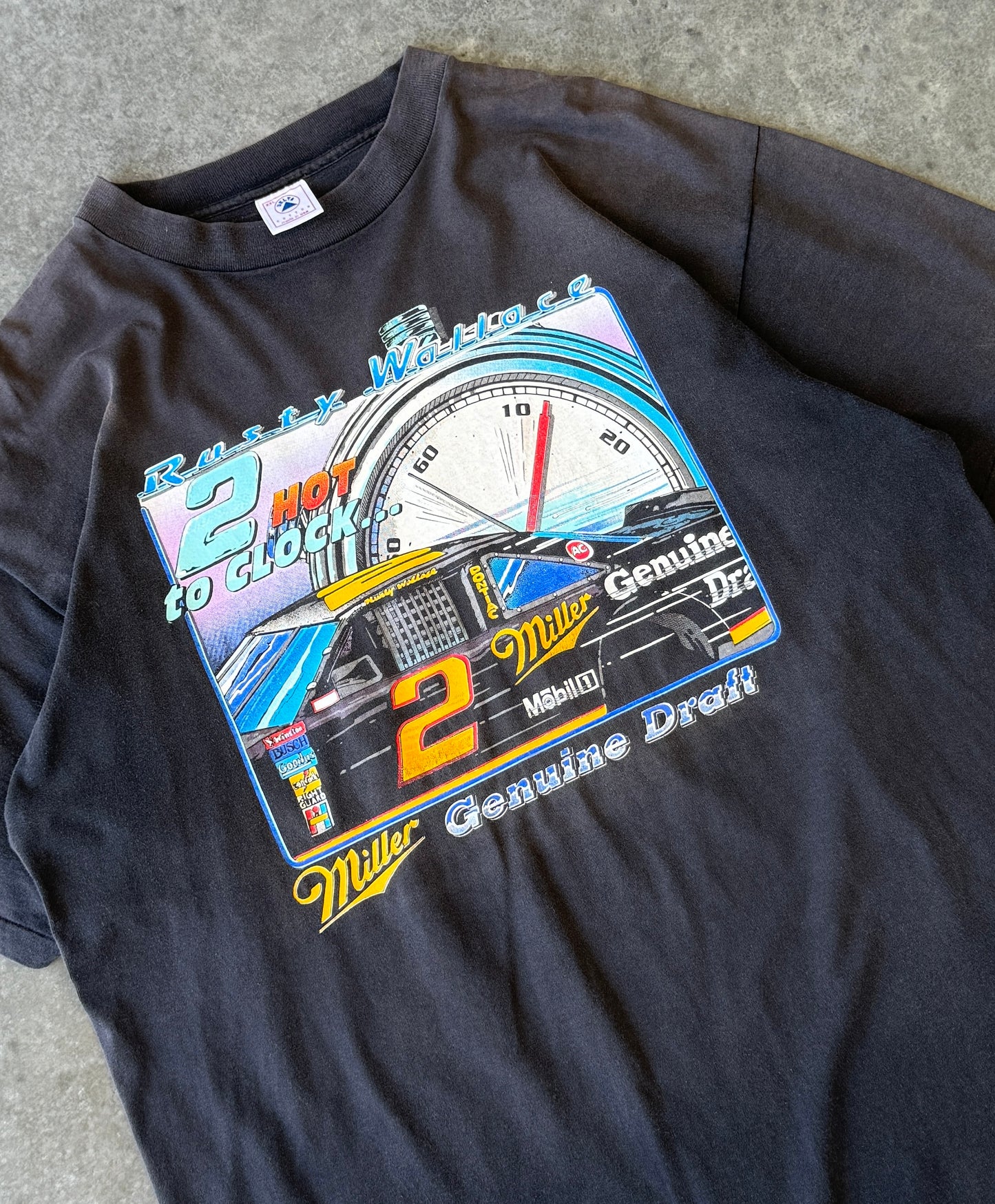 Vintage 90s Rusty Wallace Nascar Racing Tee (XL)