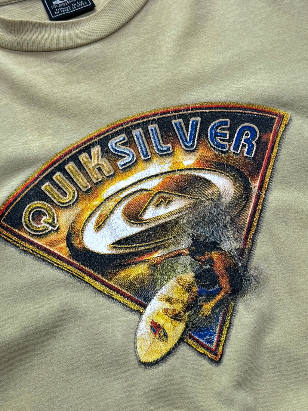 Vintage 90s Quiksilver Surf Tee (M)