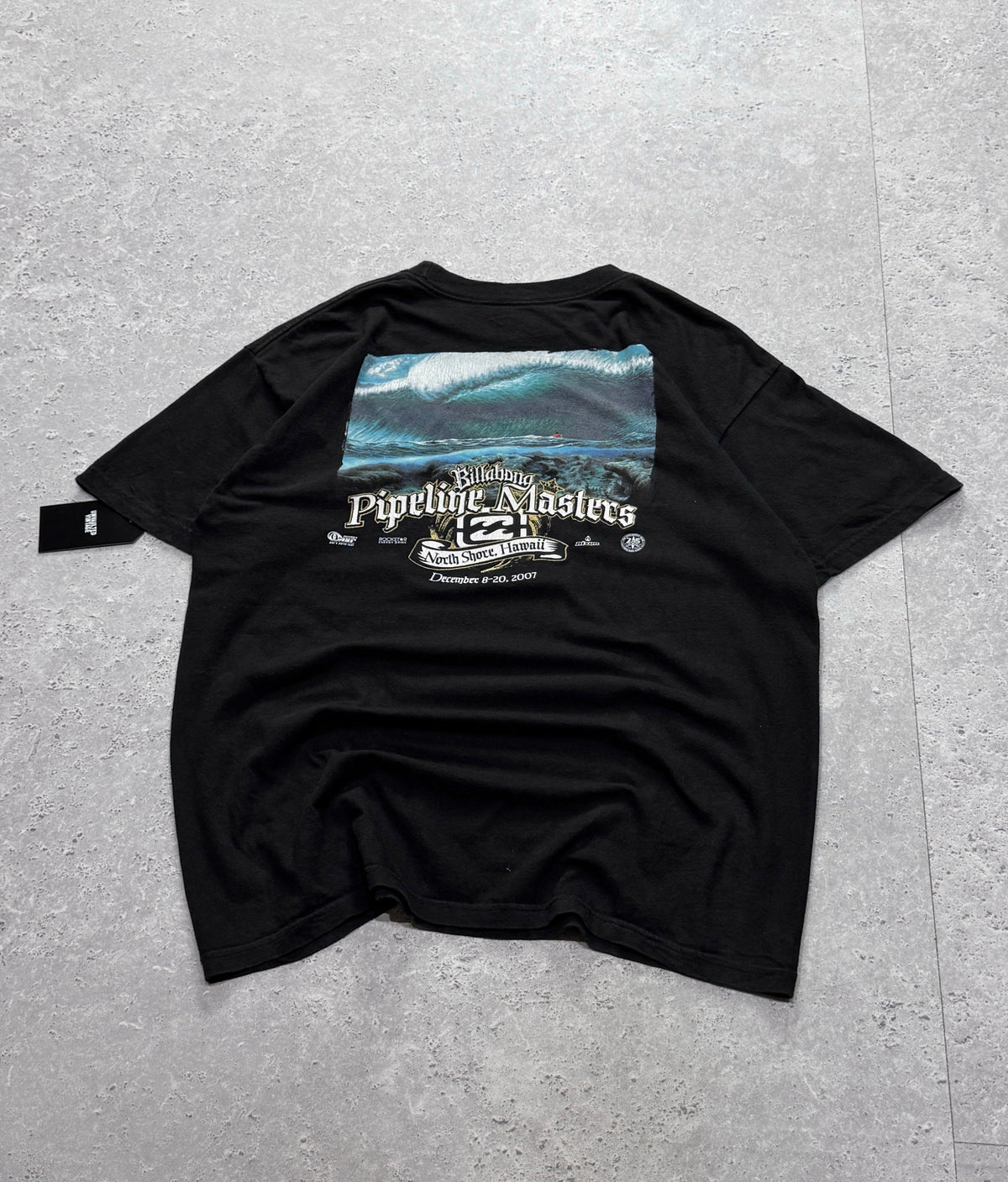 Vintage 2007 Billabong Pipeline Masters Surf Tee (L)