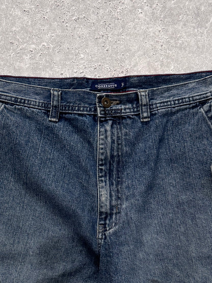 Vintage 2000s Denim Carpenter Jorts (34")