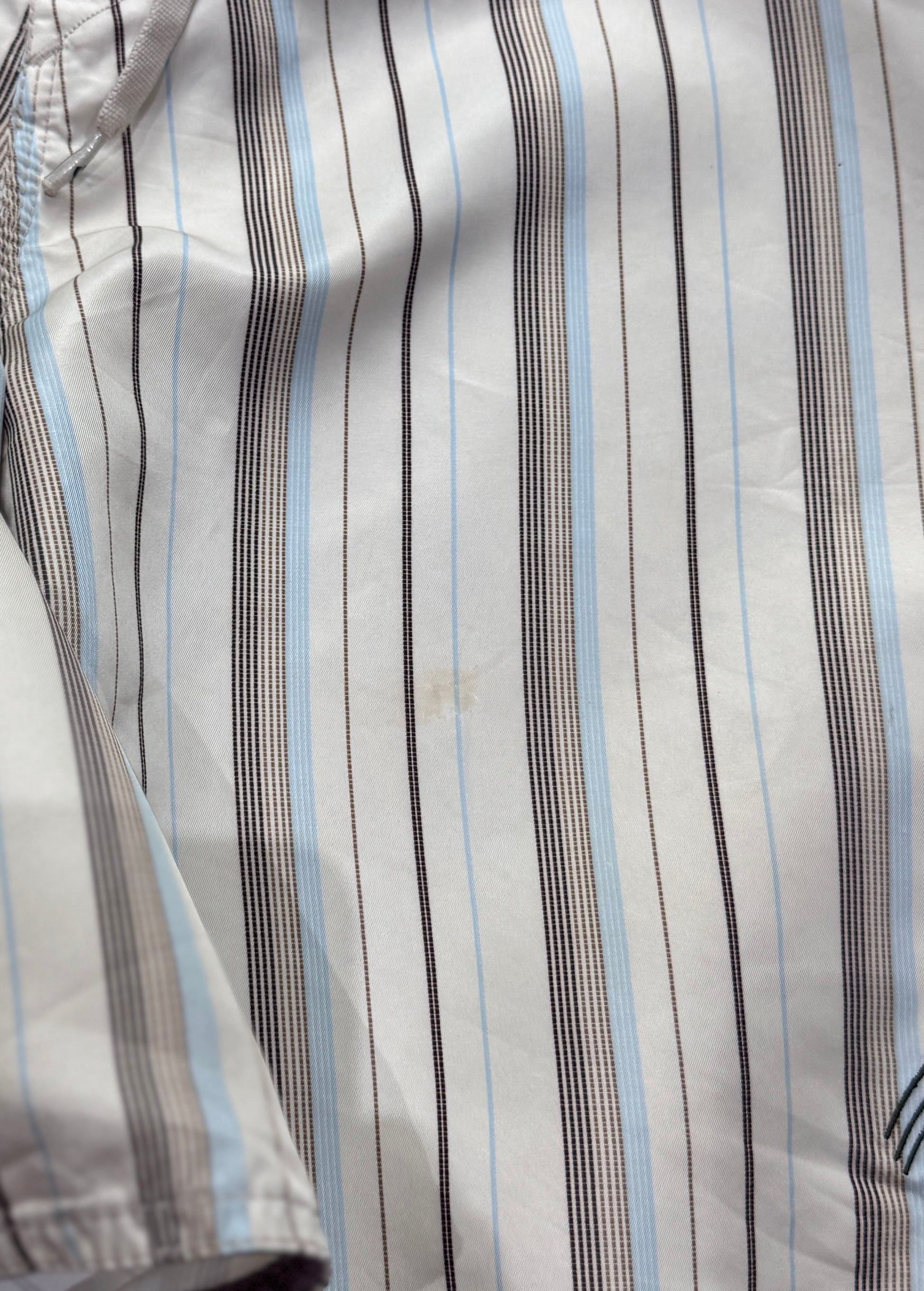 Vintage Y2K Quiksilver Striped Boardshorts (34")