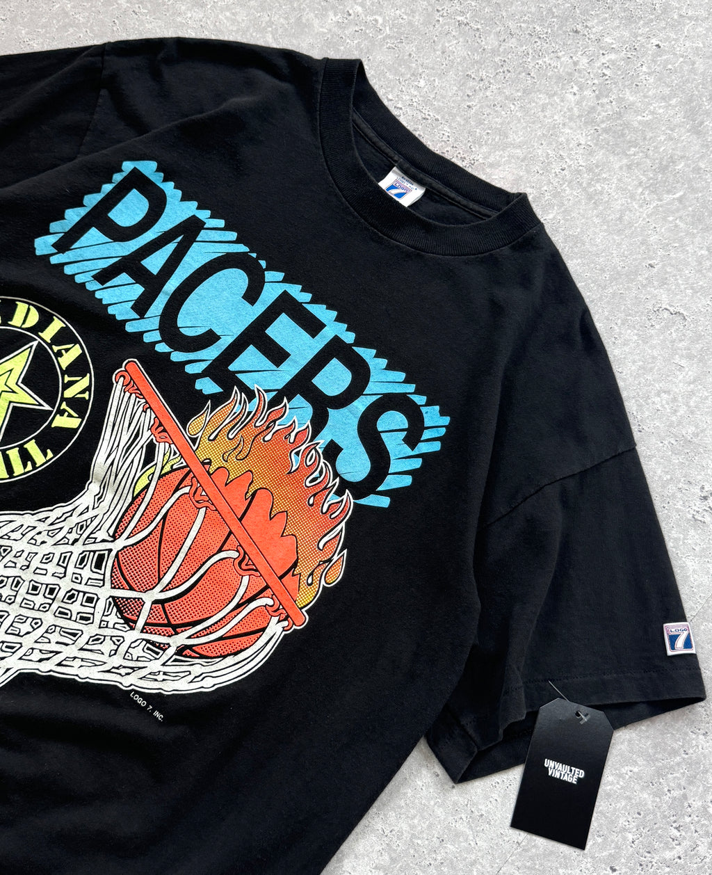 Vintage 90s Indiana Pacers NBA Tee (L)