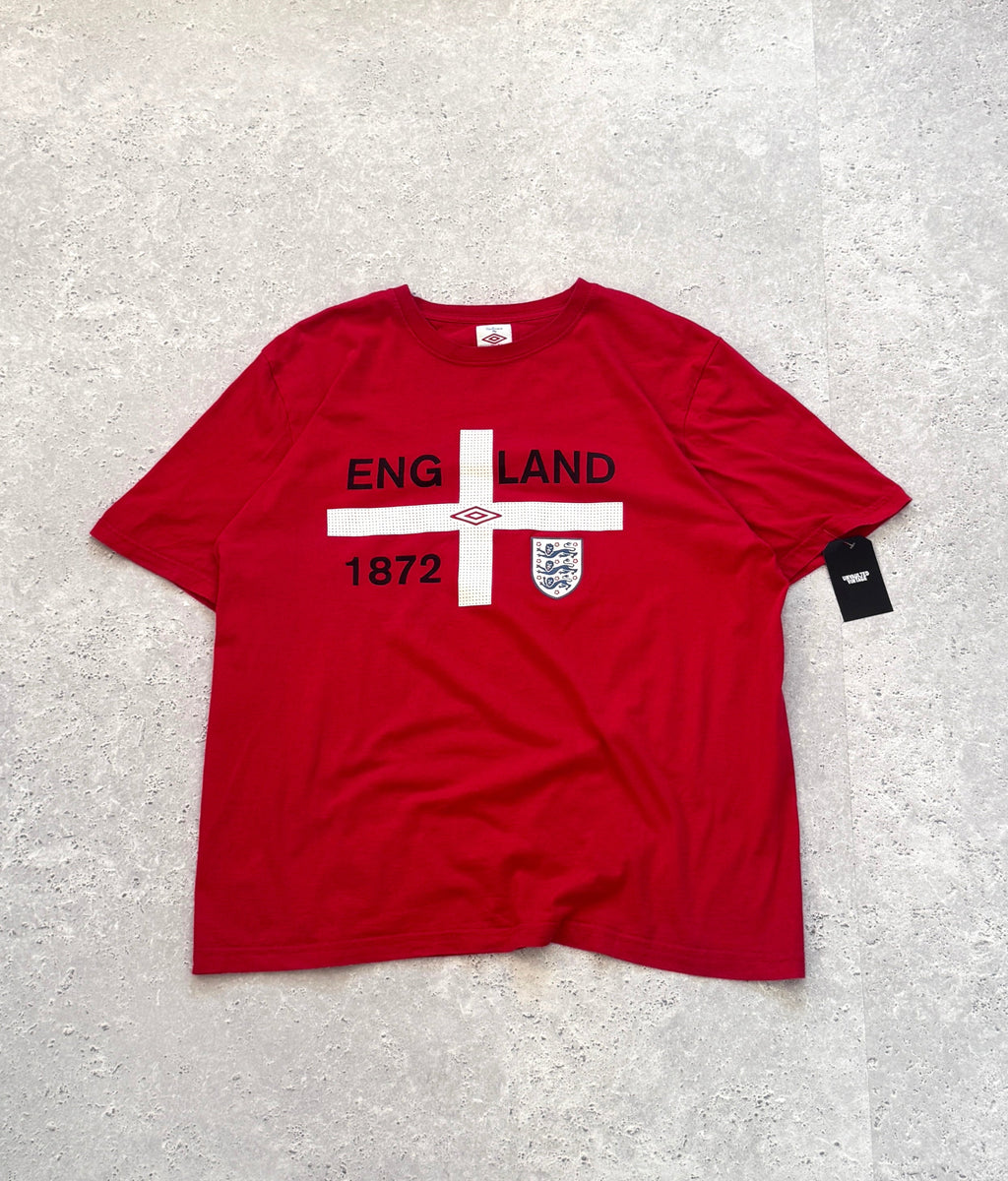 Vintage 2000s Umbro X England Football Tee (XL)