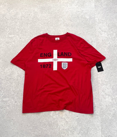 Vintage 2000s Umbro X England Football Tee (XL)