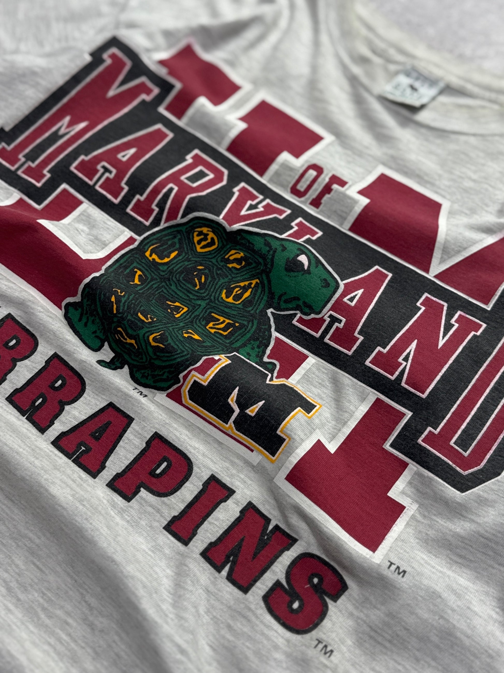 Vintage 90s University Maryland College Tee (L)