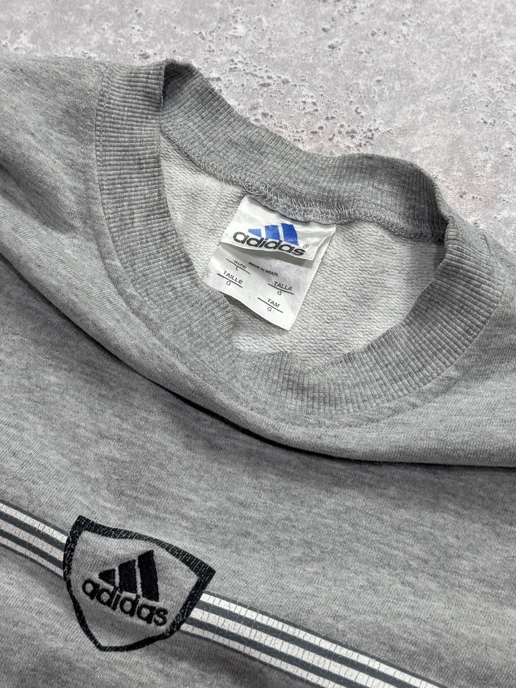 Vintage 90s Adidas Logo Sweater (XL)