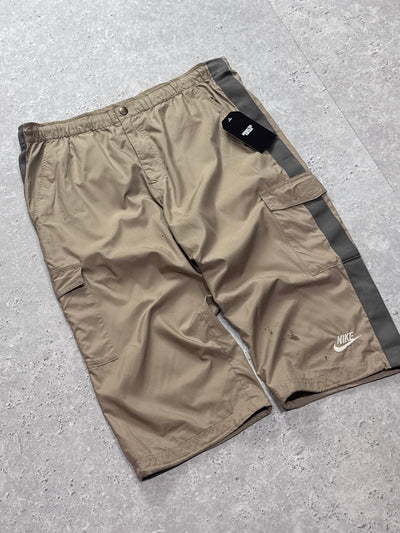 Vintage 2000s Nike Adjustable Track Shorts (M)