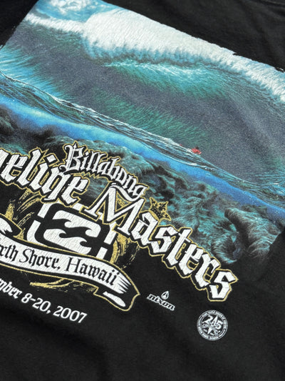 Vintage 2007 Billabong Pipeline Masters Surf Tee (L)