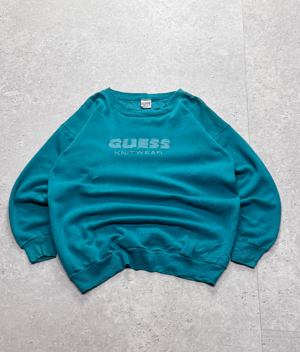 Vintage 90s Guess Knitwear Embroidered Sweater (L)