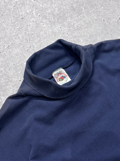 Vintage 90s Essential Mock Neck Long Sleeve Tee (XL)