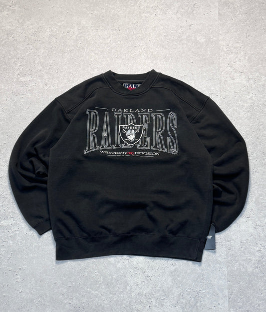 Vintage 90s Oakland Raiders Embroidered NFL Sweater (2XL)