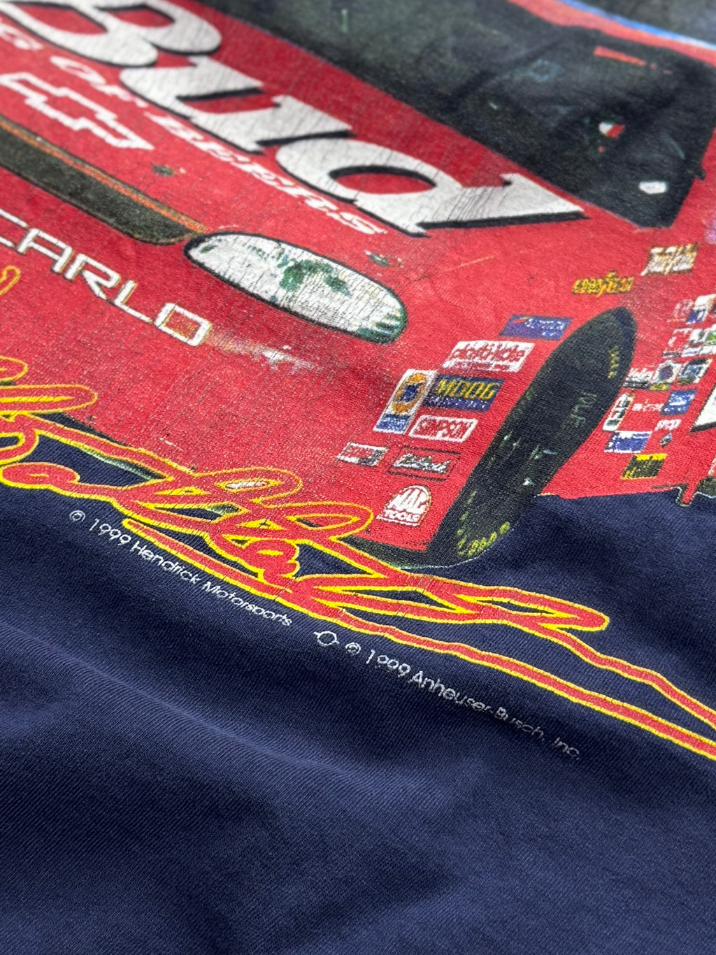 Vintage 1999 Budweiser Racing Tee (L)