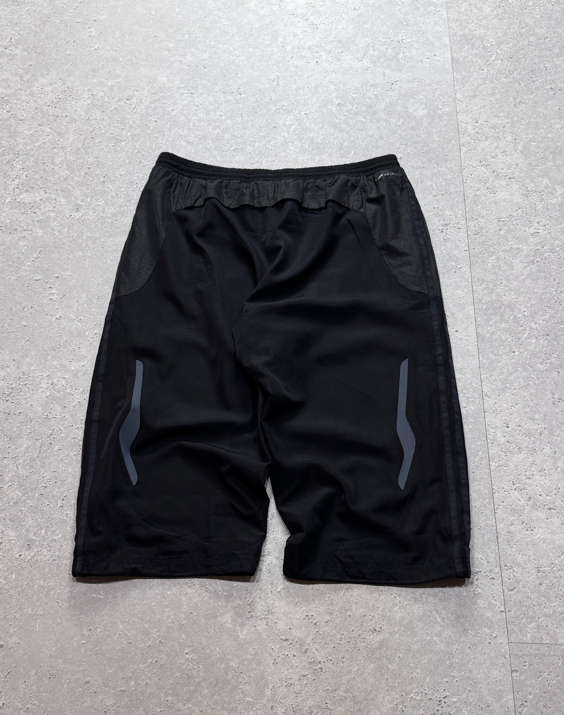 Vintage 2000s Adidas Adjustable 3/4 Track Shorts (XL)