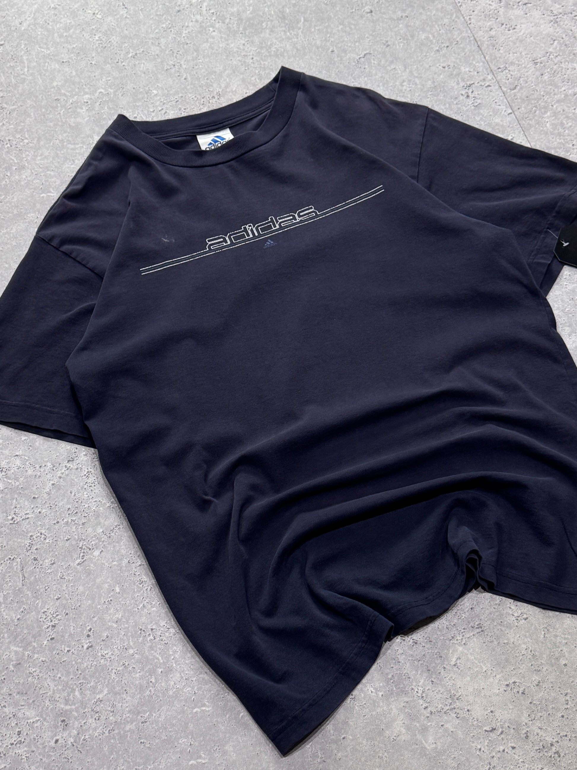 Vintage 2000s Adidas Logo Tee (L)