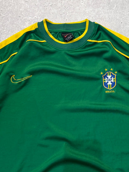 Vintage 2000s Nike X Brazil Football Training Jersey (XL)