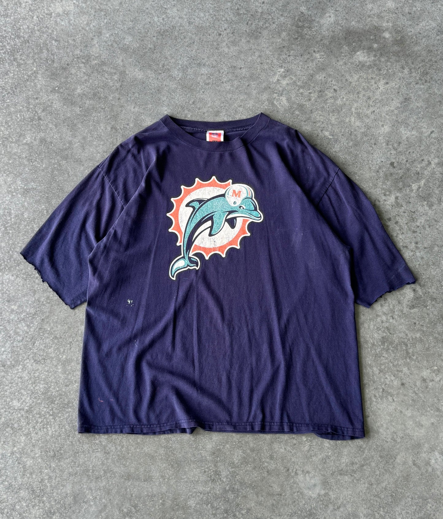 Vintage 90s Miami Dolphins NFL Tee (XL)