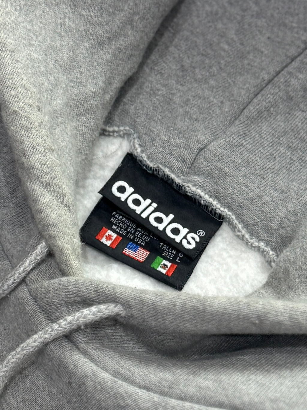 Vintage 90s Adidas Heavyweight Hoodie (XL)