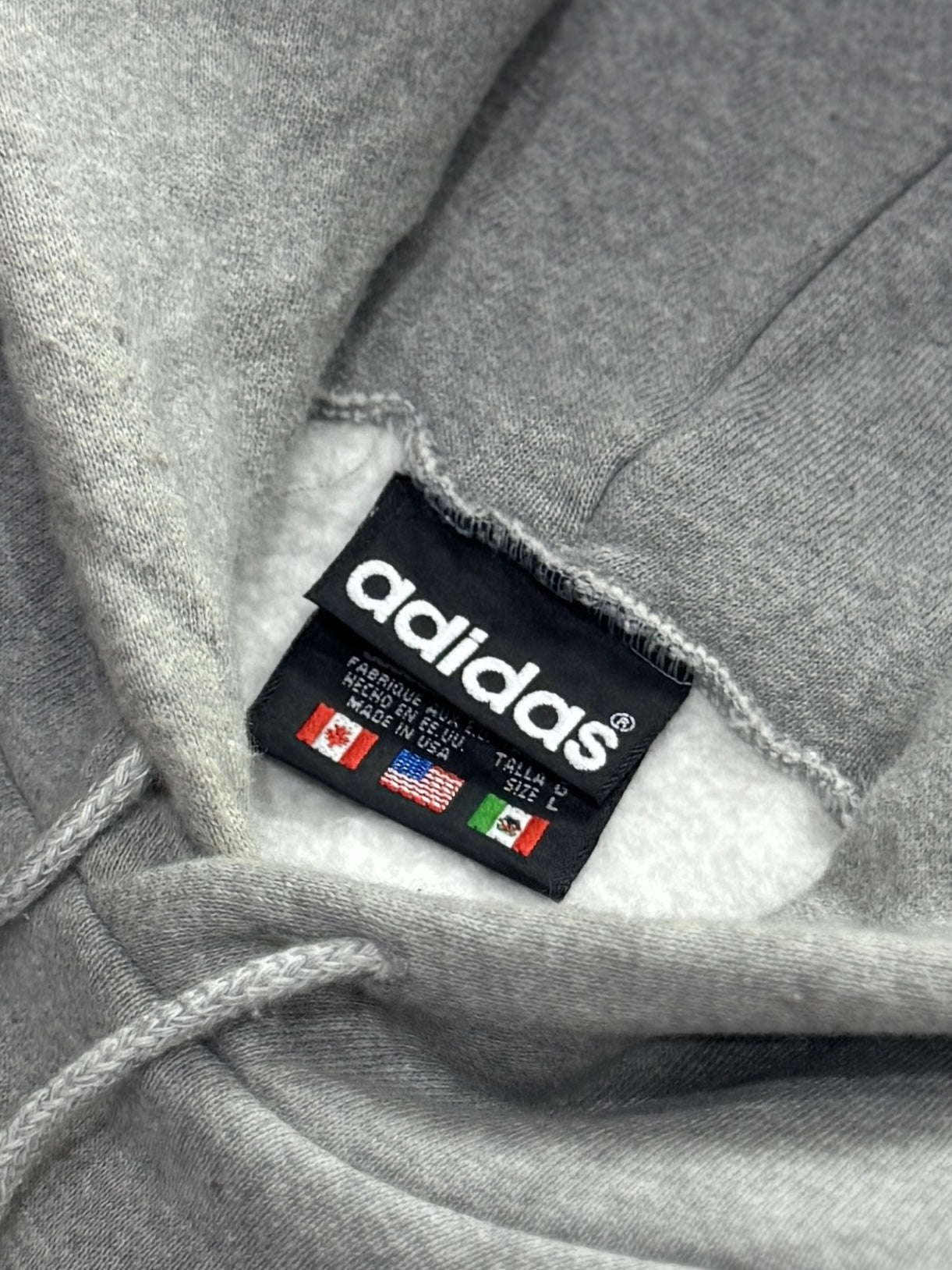 Vintage 90s Adidas Heavyweight Hoodie (XL)