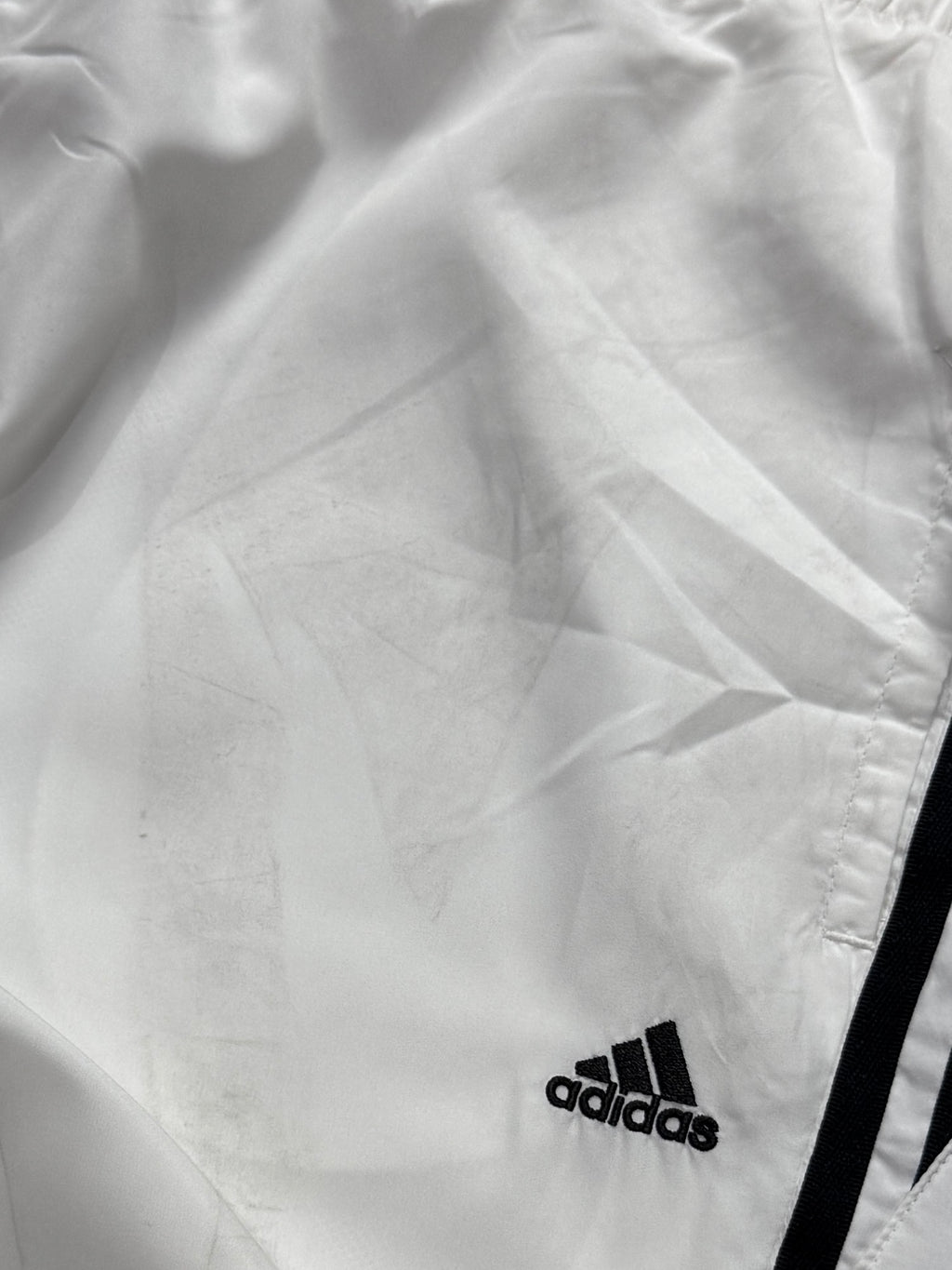 Vintage 2000s Adidas Adjustable 3/4 Track Shorts (L)
