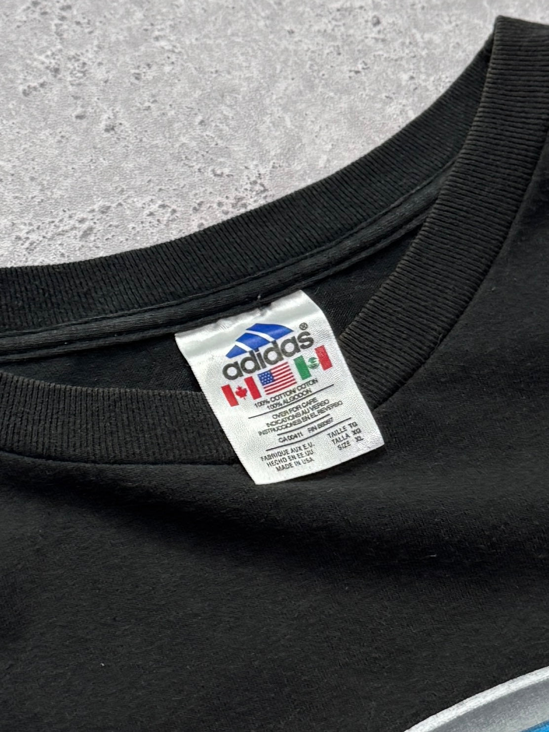 Vintage 2000s Adidas Logo Tee (XL)