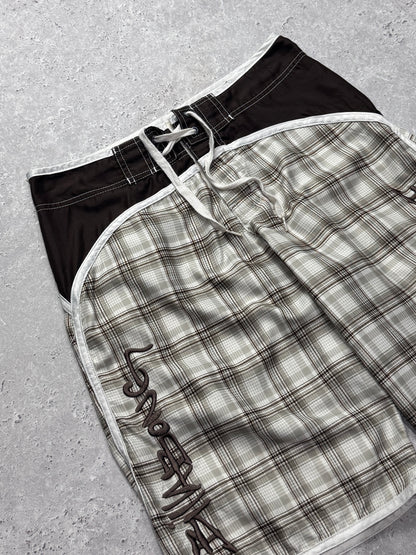 Vintage 2000s Billabong Plaid Boardshorts (30")