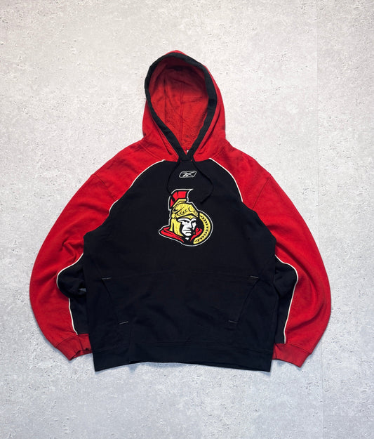 Vintage 2000s Reebok X Ottawa Senators NHL Hoodie (XL)