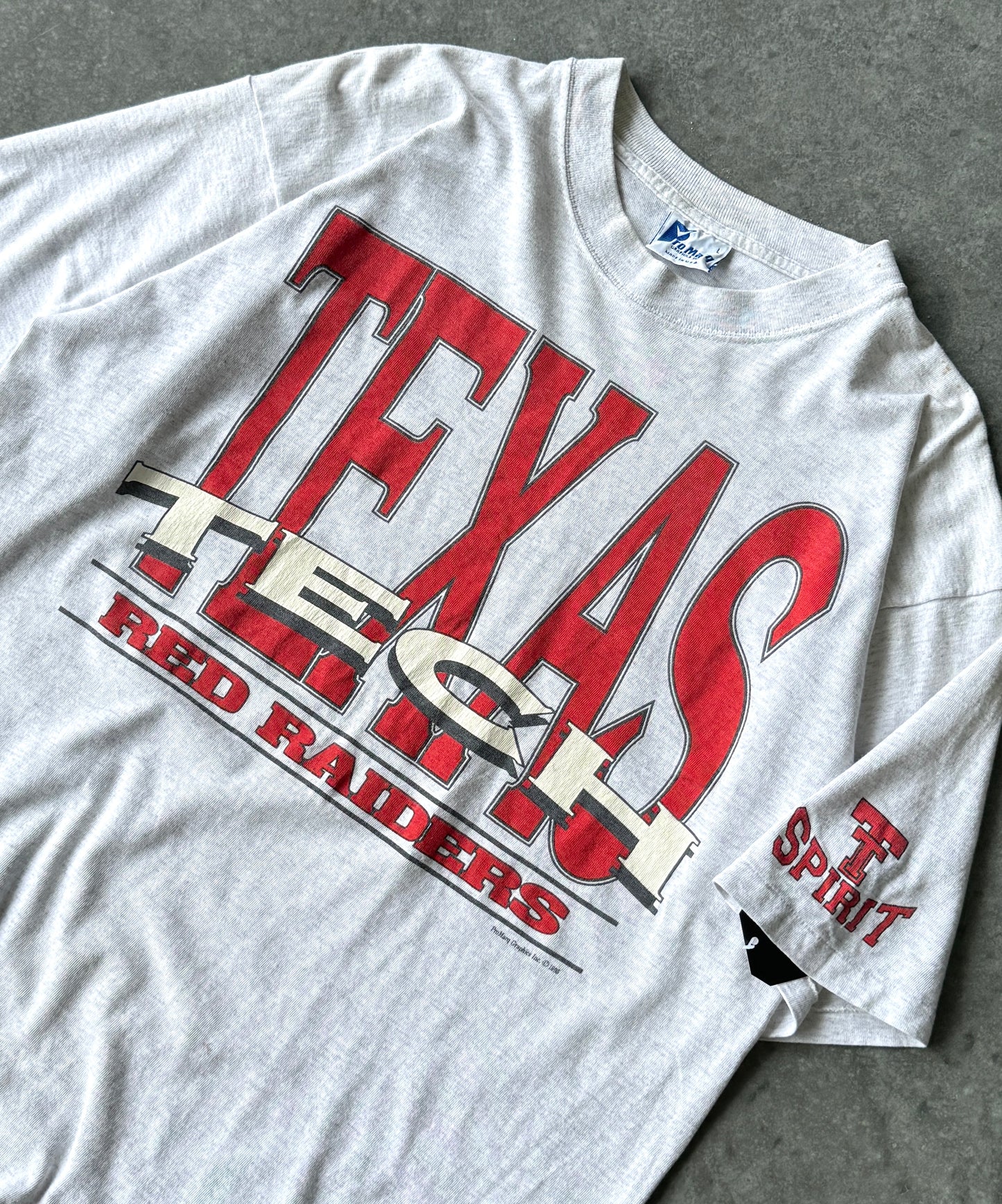 Vintage 90s Texas Tech Red Raiders Tee (L)