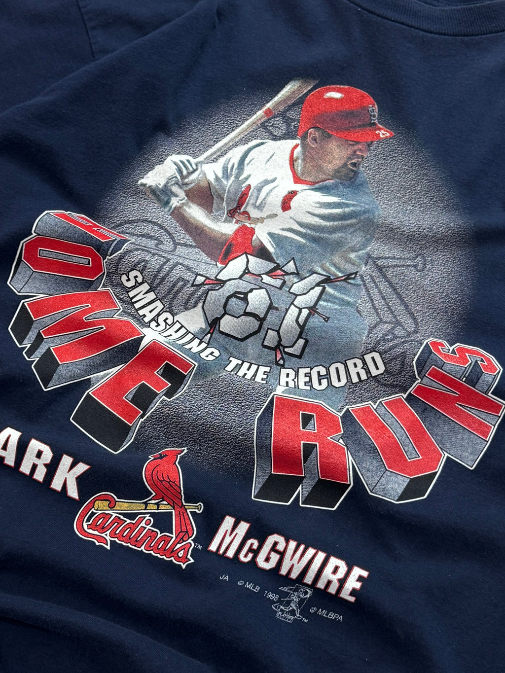 Vintage 1998 St Louis Cardinals “Mark McGwire” MLB Tee (L)
