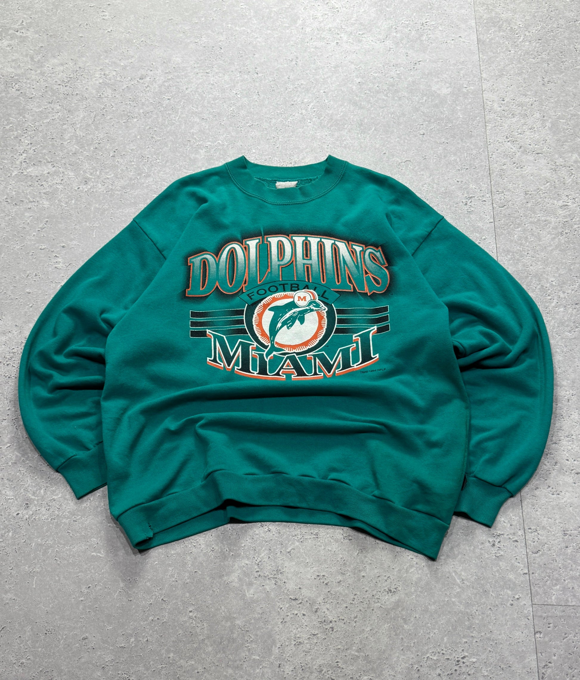 Vintage 90s Miami Dolphins NFL Sweater (L)