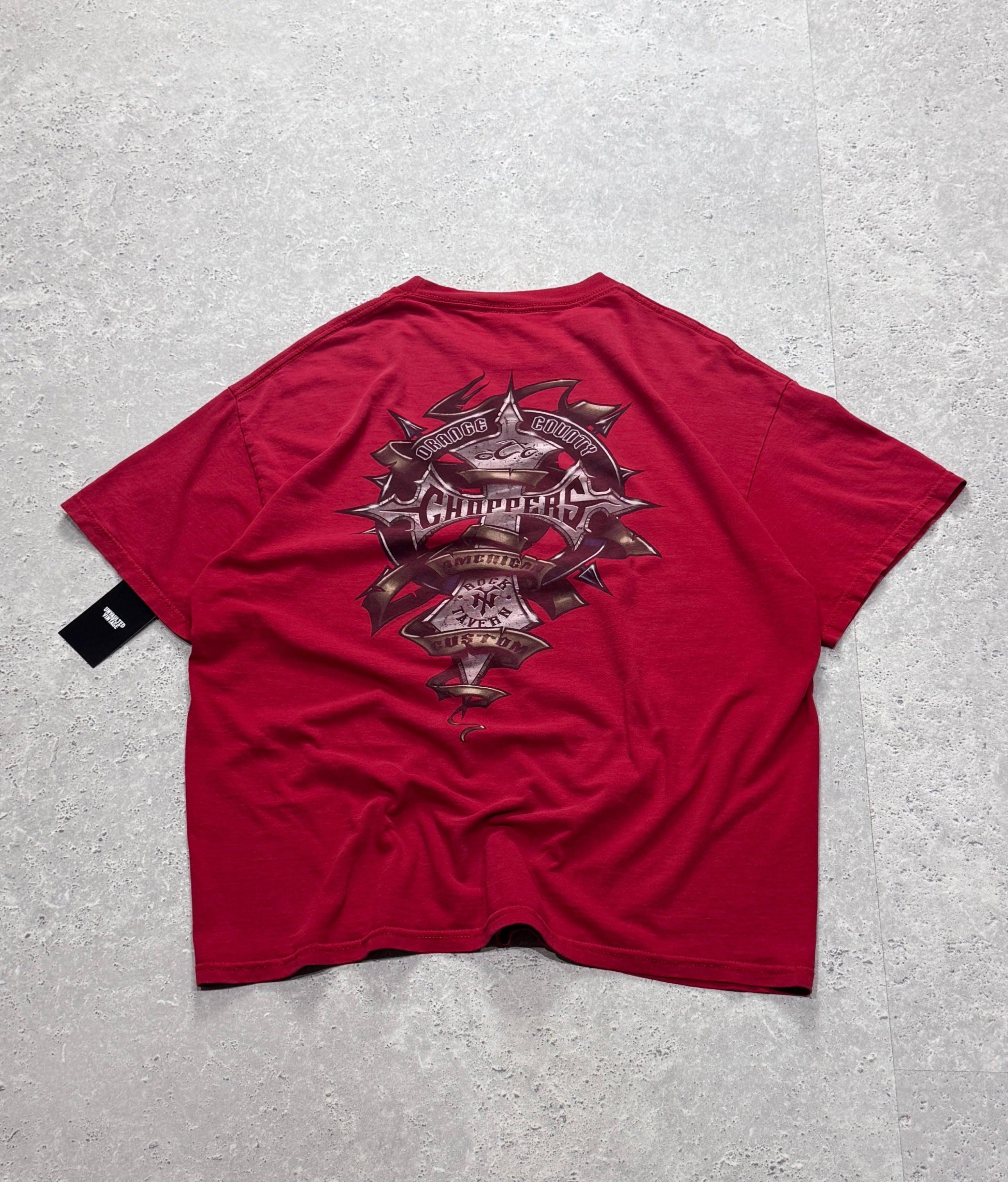 Vintage 2000s Orange County Choppers Biker Tee (L