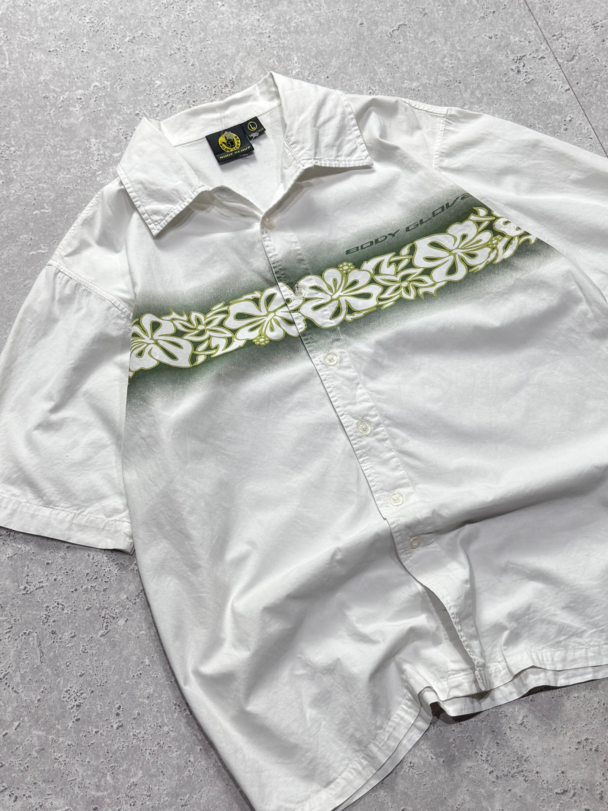 Vintage 2000s Body Glove Surfwear Button Up Shirt (L)