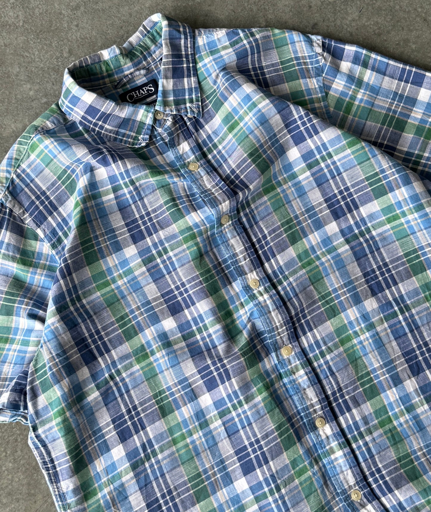 Vintage 00s Chaps Button Up Shirt (XL)