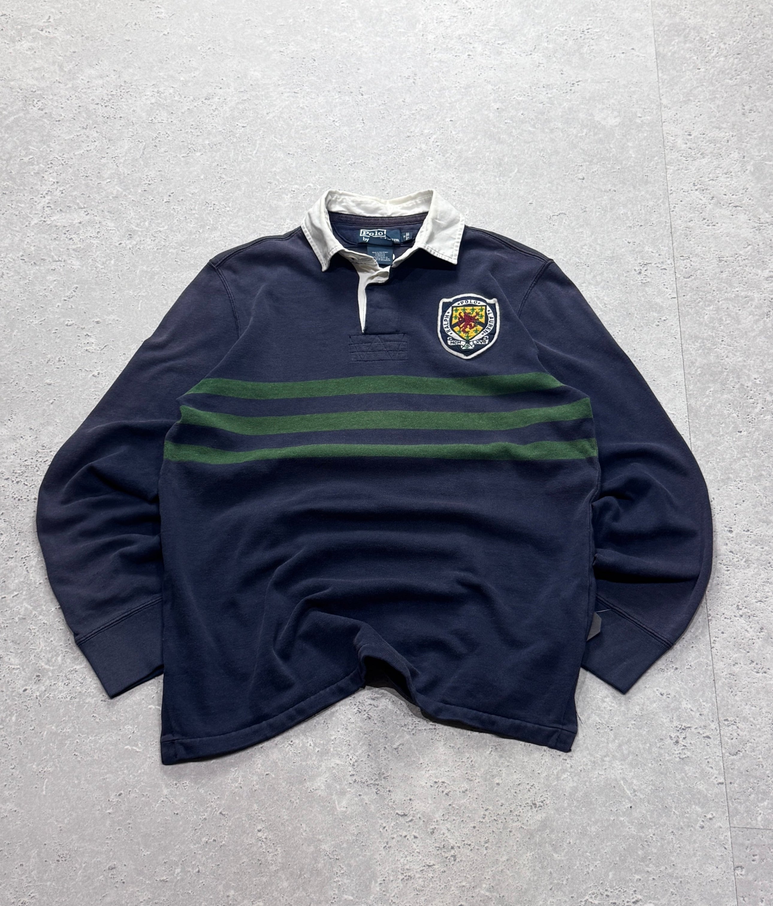 トップス 90s Polo Ralph Lauren POLO RUGBY Rugger Vintage 90's Polo Ralph Lauren Rugby Shirt | eBay