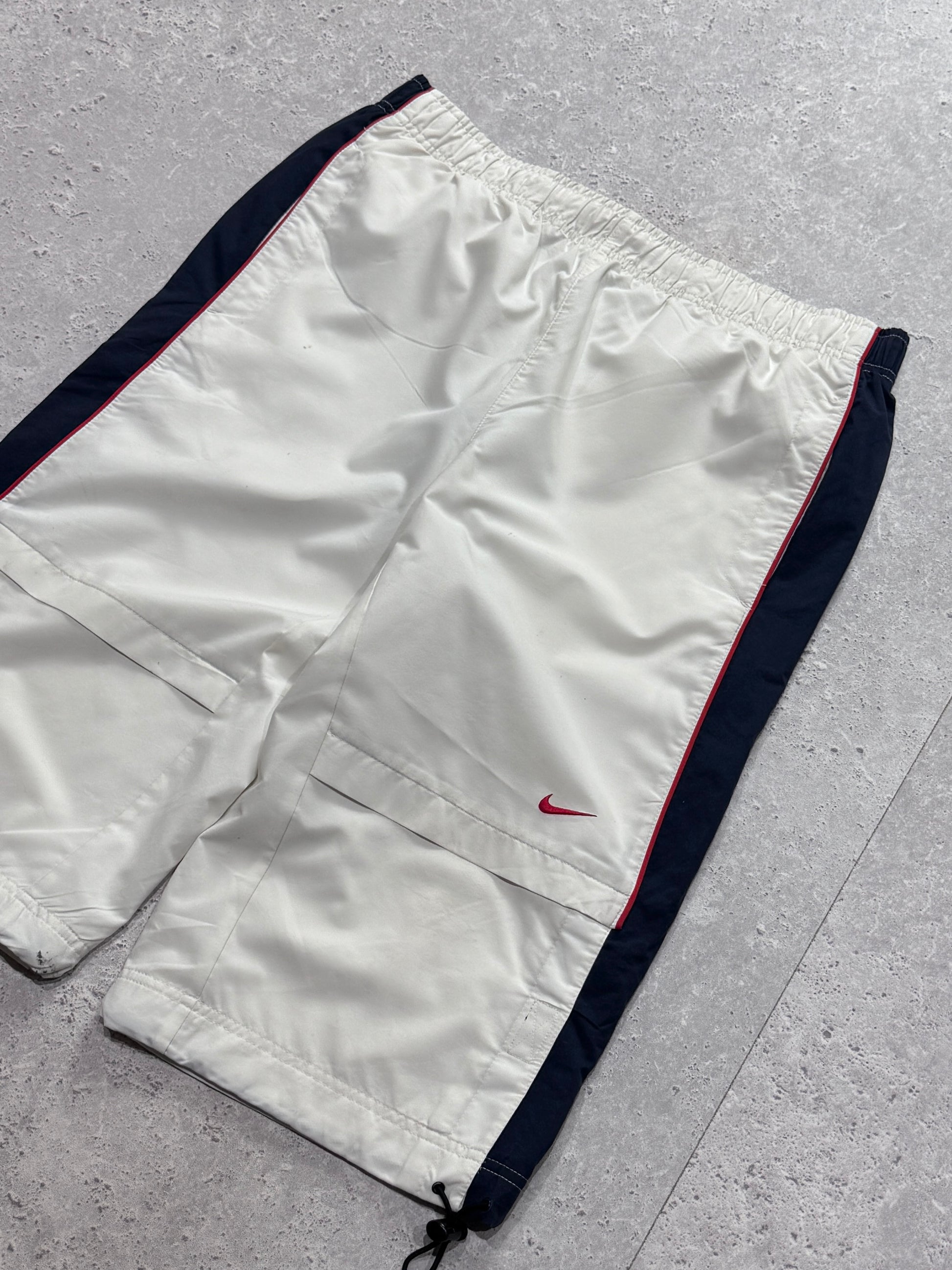 Vintage 2000s Nike Adjustable 3/4 Track Shorts (M)