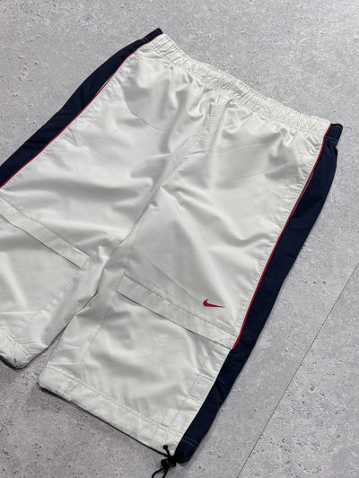 Vintage 2000s Nike Adjustable 3/4 Track Shorts (M)