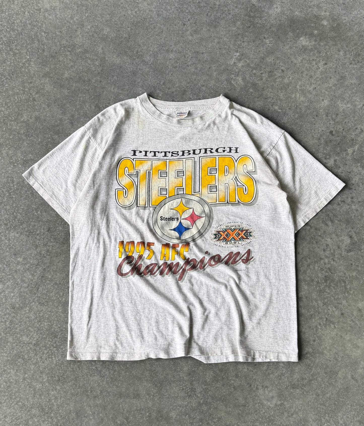 Vintage 95' Pittsburgh Steelers Superbowl Tee (XL)