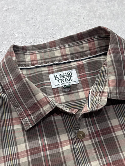 Vintage 2000s Plaid Button Up Shirt (XXL)