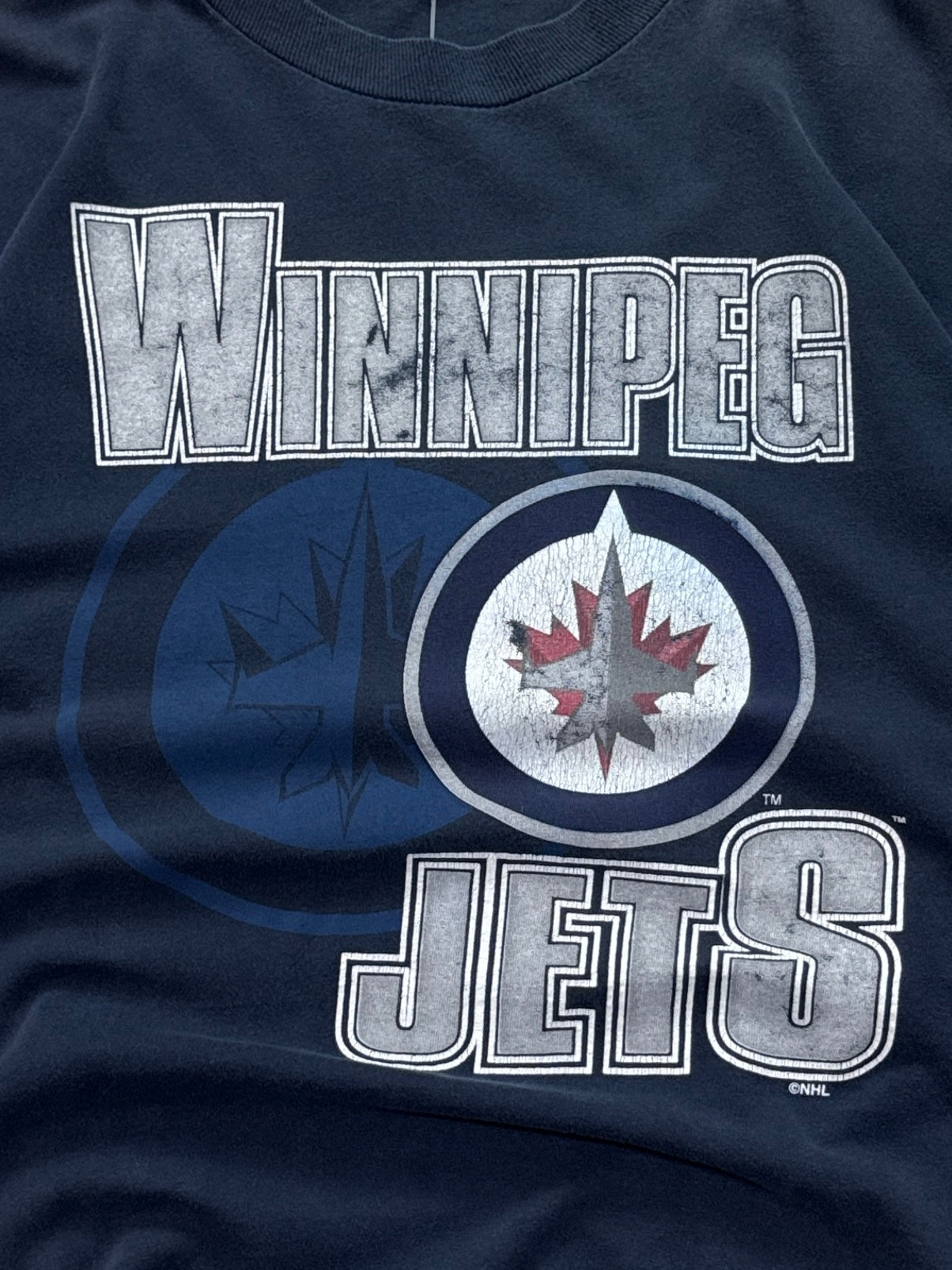 Vintage 2000s Winnipeg Jets NHL Tee (L)