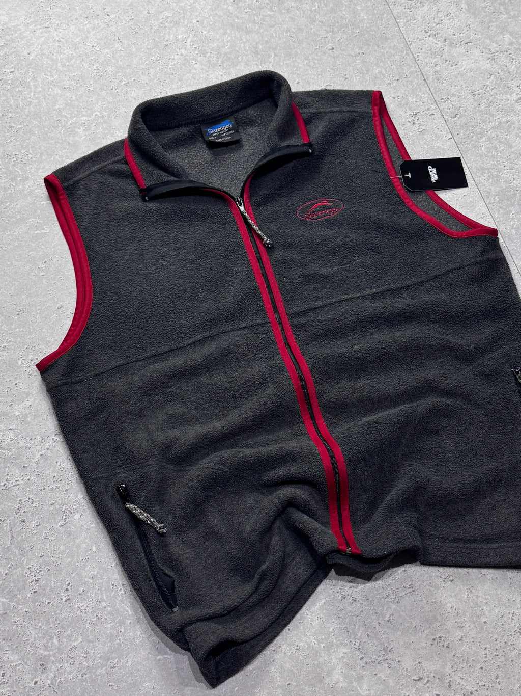 Vintage 2000s Slazenger Fleece Vest (L)