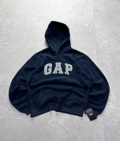 Vintage GAP Spellout Fleece Hoodie (M)